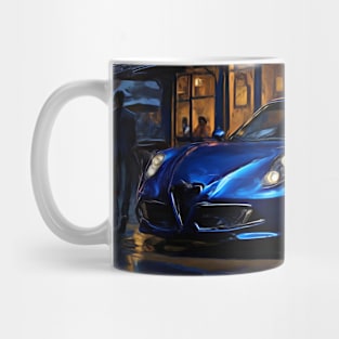 Beauty In Blue - Alfa Romeo 4c Mug